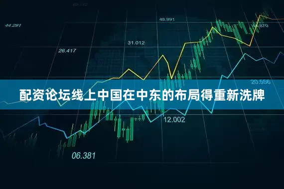 配资论坛线上中国在中东的布局得重新洗牌
