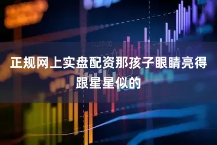 正规网上实盘配资那孩子眼睛亮得跟星星似的