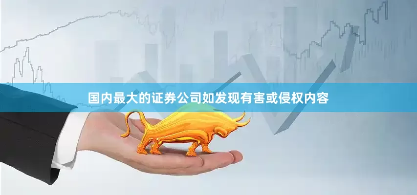 国内最大的证券公司如发现有害或侵权内容