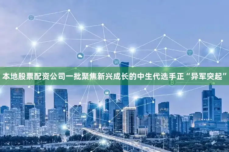 本地股票配资公司一批聚焦新兴成长的中生代选手正“异军突起”